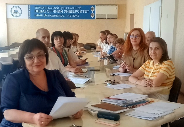 Учасники засідання науково-методичної ради
